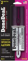 2-минутный эпокси-адгезив (цвет: прозрачный) done deal 2-min epoxy adhesive, 28,4г фото